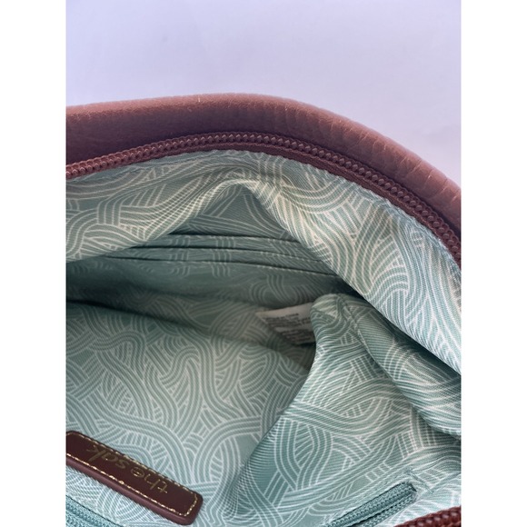 The Sak Sanibel Leather Crossbody Bag Brown Adjustable Strap Purse - Picture 8 of 15